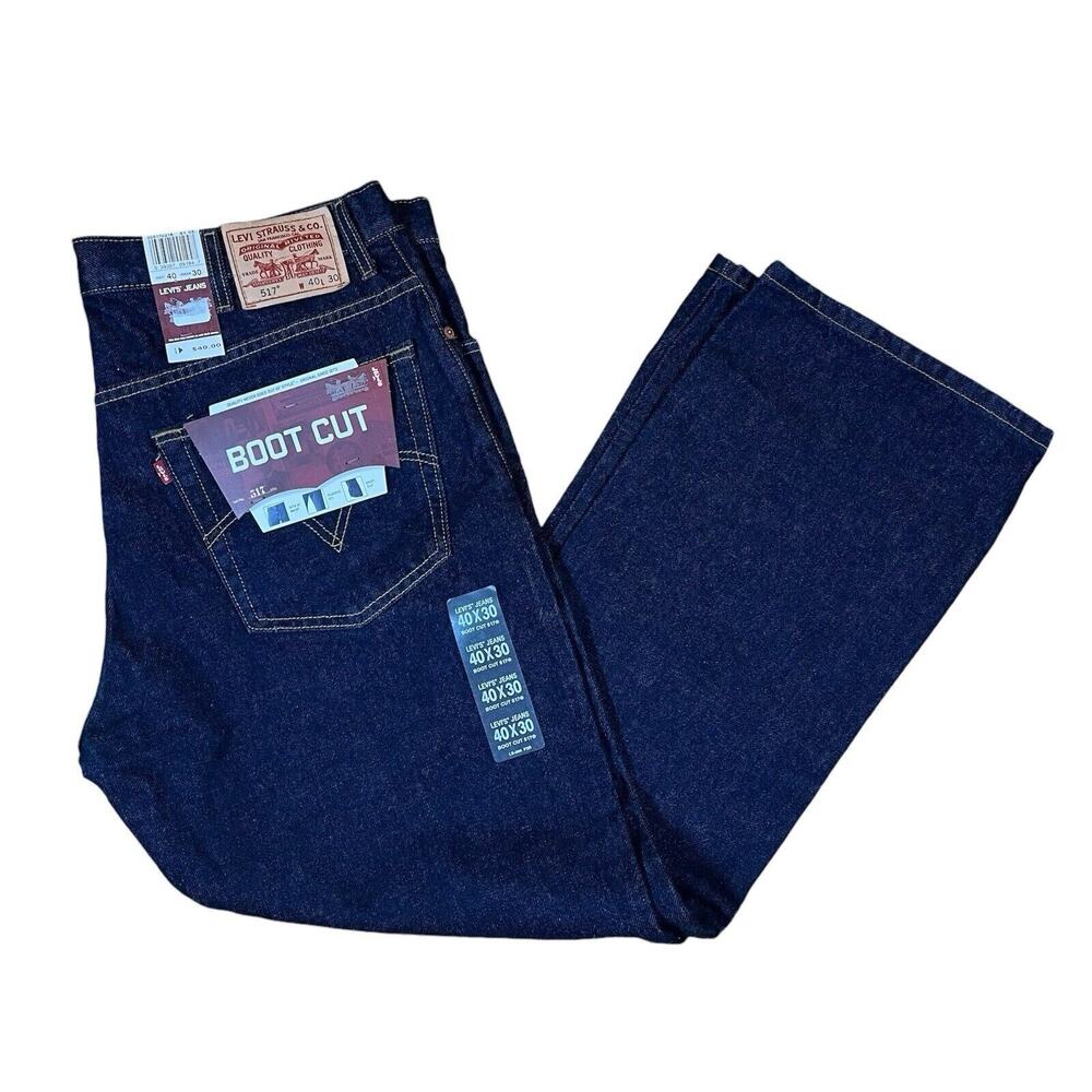 Vintage Levis 517 NWT USA Made Deadstock Bootcut Tag 40x30,‎ Measure 38x31 New